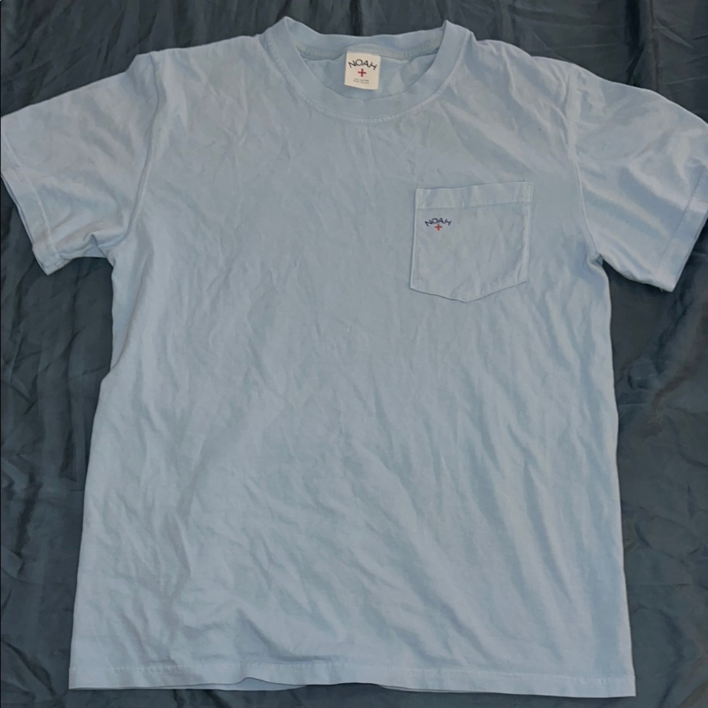 Noah Classic Pocket Tee Baby Blue Size S